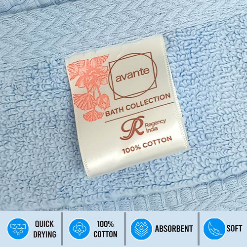 Avante Bath Towel Set-Sky Blue